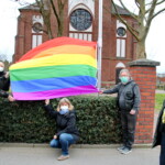 Pfarrer Ludger Keite, Pastor Stefan Wigger, Gemeindereferentin Claudia Schmidt, Kirchenvorstand Meinrad Wilde, Bruno Scheffler