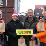 Teammitglieder "Christkindlmarkt" v.l.n.r.: Annette Weber, Heinrich Hauschulz, Dieter Wilmes, Helge Rogalla